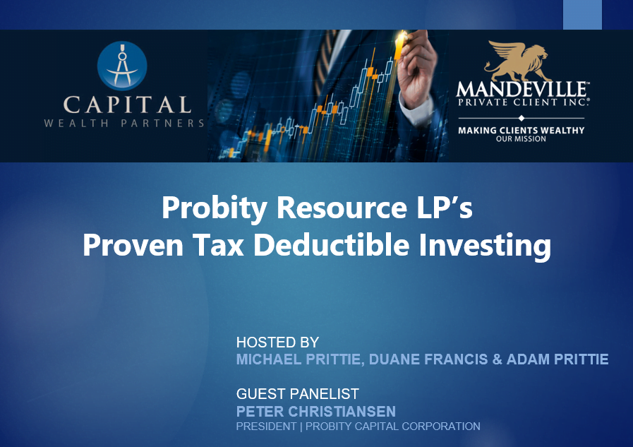 Probity Resources LP's Proven Tax Investing